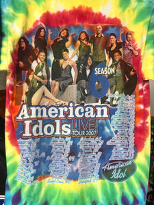 2007 Tie-Dye American Idol Tee Size Small