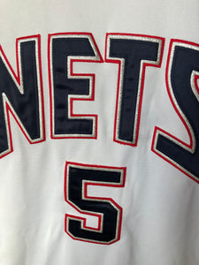 New Jersey Nets Jason Kidd Home Adidas Authentic Jersey 48