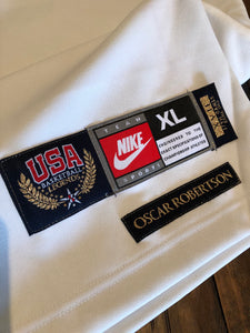 Team USA Basketball Legends Oscar Robinson Nike Jersey Stitched NWT XL