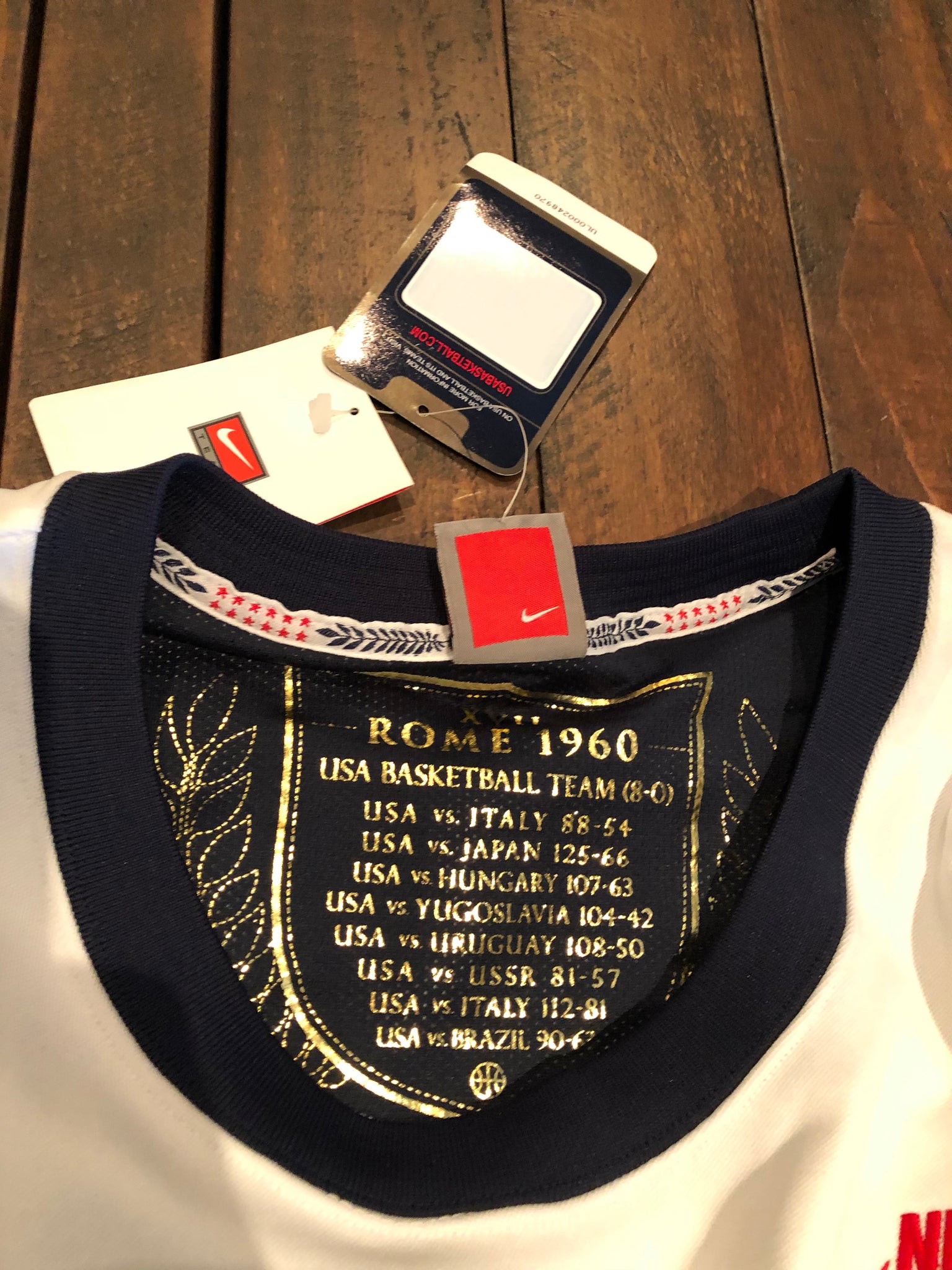 Team USA Basketball Legends Oscar Robinson Nike Jersey Stitched NWT XL –  Select Vintage BK
