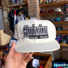 Load image into Gallery viewer, Deadstock Vintage 1 Of 1 Custom Head To Toe Manhattan New York Snapback
