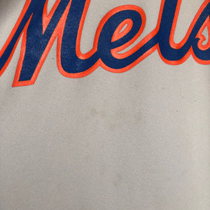 Vintage 1980s Single Stitched Rawlings New York Mets Road Gray Pull Over Jersey Size XL