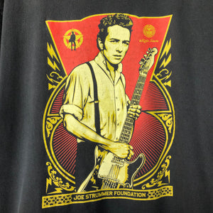 Early 2000s Obey Awareness Joe Strummer Foundation Double Sided Tee Size Large
