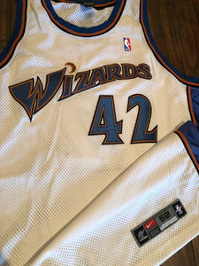 Washington Wizards Jerry Stackhouse Home Nike Authentic Jersey 52 XXL