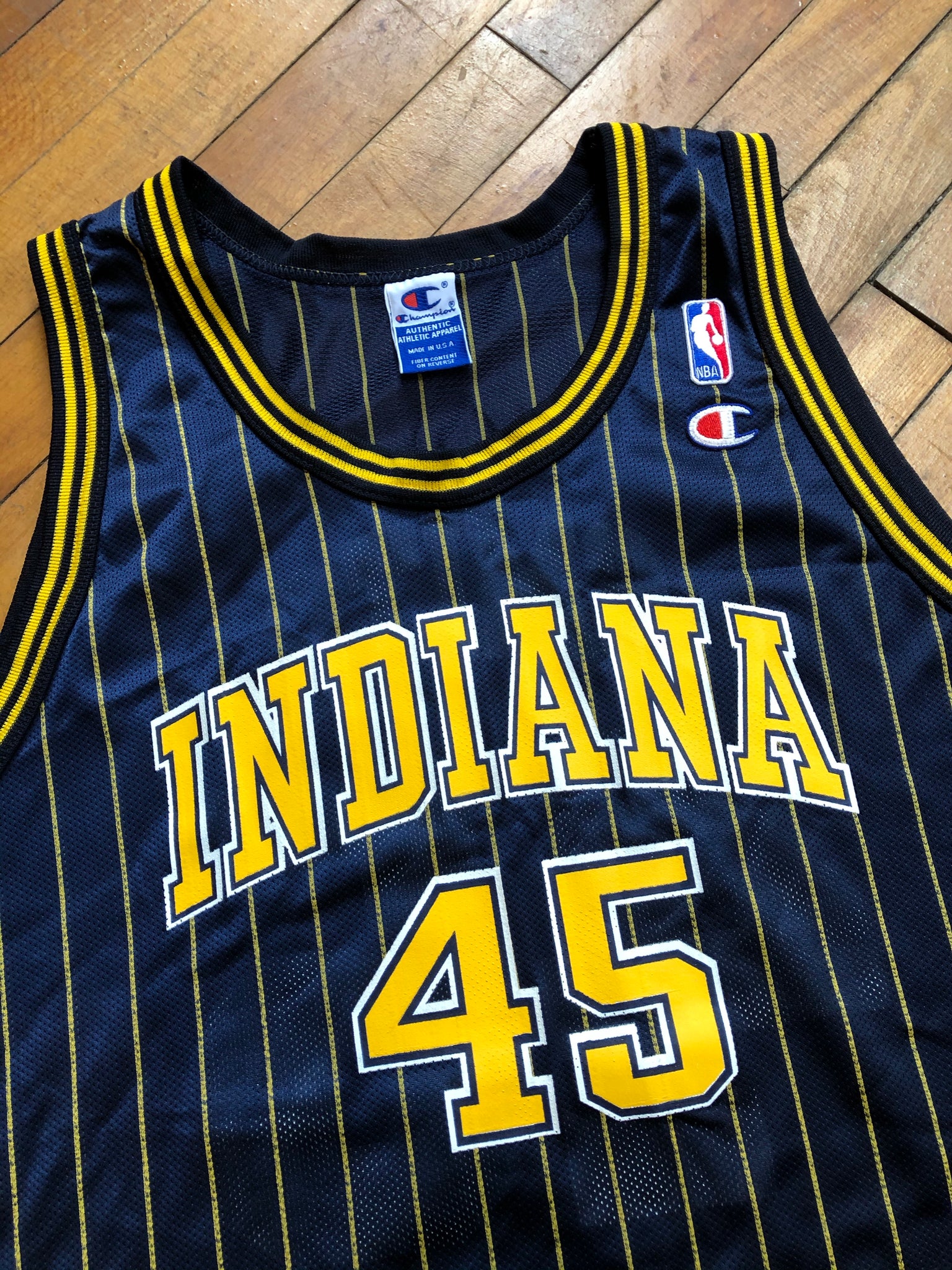 Champion NBA Indiana Pacers Rik Smits #45 Jersey - Size 40