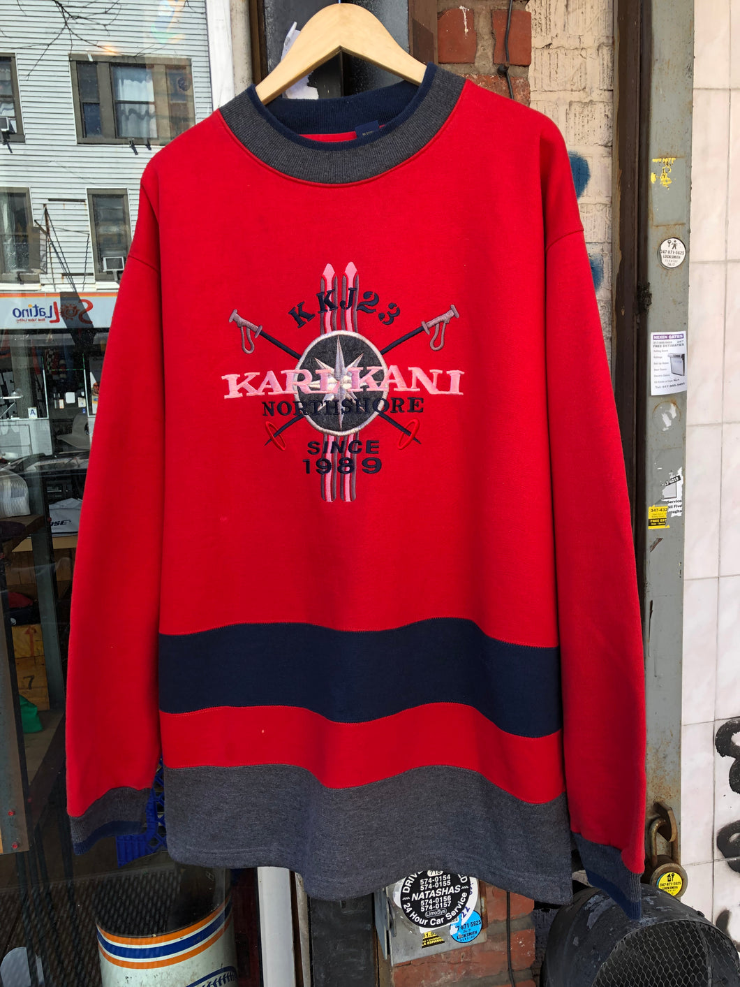 Vintage Karl Kani North Shore Crewneck Sweater Size XL