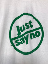 Load image into Gallery viewer, Vintage NWOT Single Stitched Just Say No Tee Size Large
