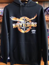 Load image into Gallery viewer, Vintage 1991 Orion Navy Seals Movie Promo Pull Over Hoodie Size Medium
