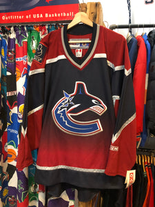 New Blue Canucks Shirt Old Time Hockey
