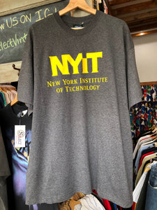 Vintage New York Institute Of Technology College Tee Size 2XL