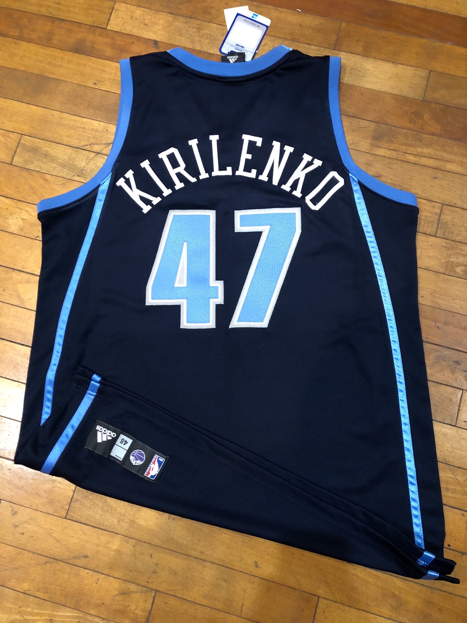 Vintage Utah Jazz Andrei Kirilenko Adidas Authentic Jersey 48 NWT