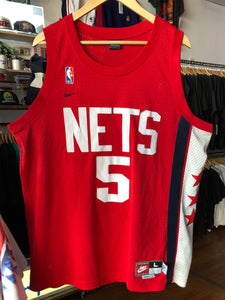 Vintage Nike New Jersey Nets Jason Kidd Swingman Size Large