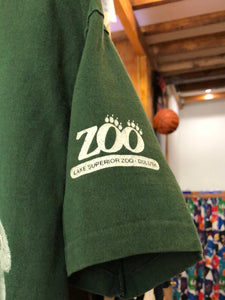 Vintage Single Stitched Zoo Nature Tee Size Large