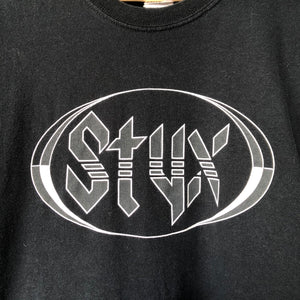 Early 2000’s Styx Classic Rock My Ass Double Sided Tour Tee Size Large