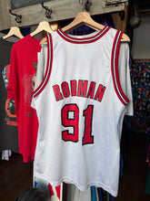Load image into Gallery viewer, Vintage Chicago Bulls Dennis Rodman Home Jersey 44 Large
