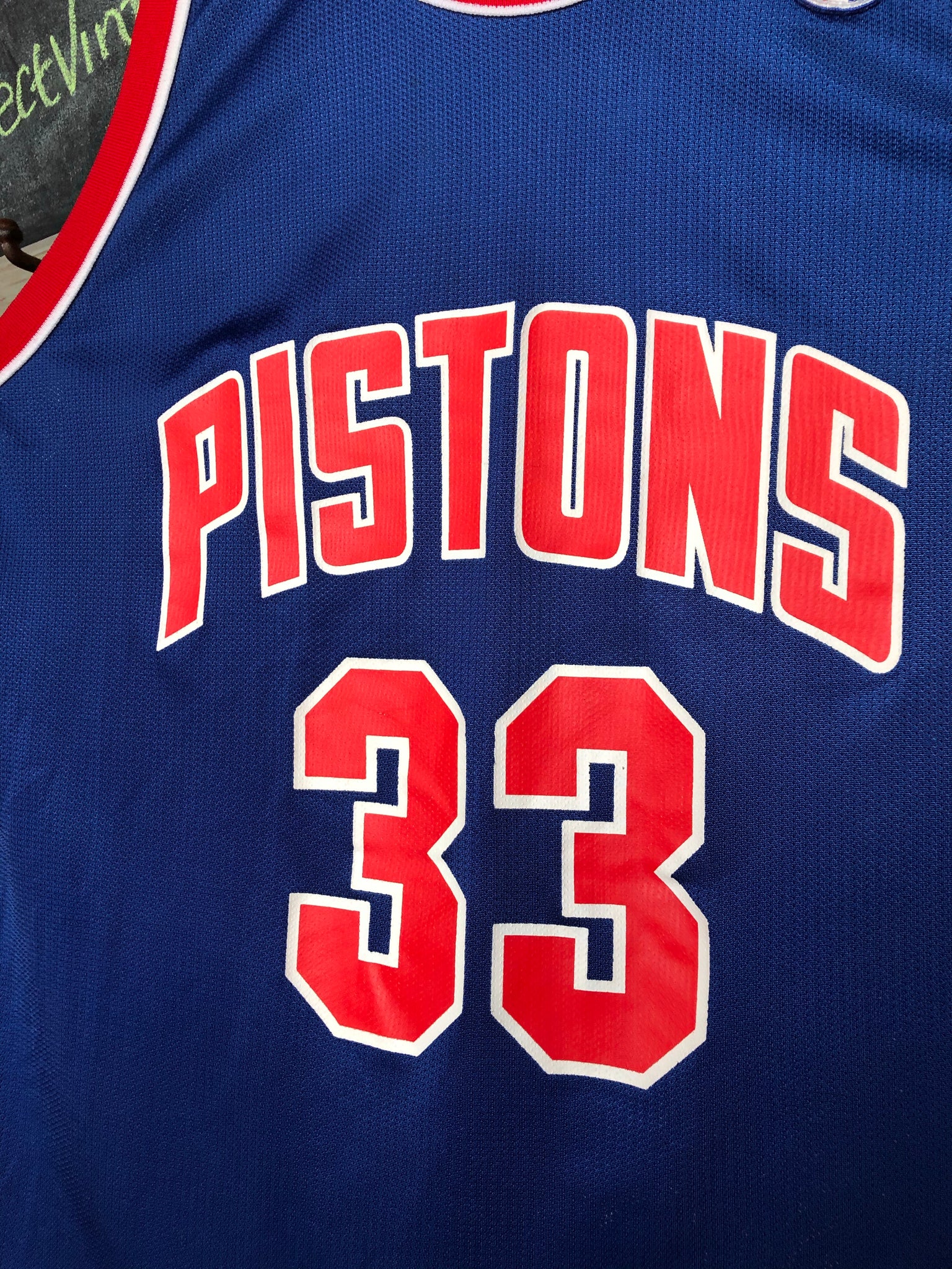 Harvey Jerseys - Grant Hill Detroit Pistons Away NBA 50th