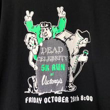 Load image into Gallery viewer, Vintage 1990s Single Stitched Dead Celebrity 5K Run At Victory’s Double Sided Tee Size Large
