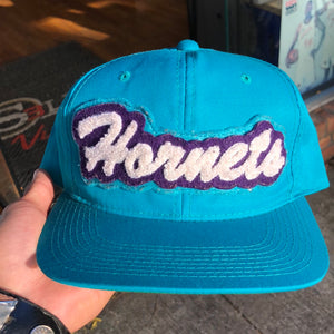 Vintage Deadstock Custom 1 Of 1 Young An Charlotte Hornets Snapback