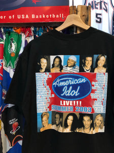 2003 American Idol Cast Parking Lot Tee Large