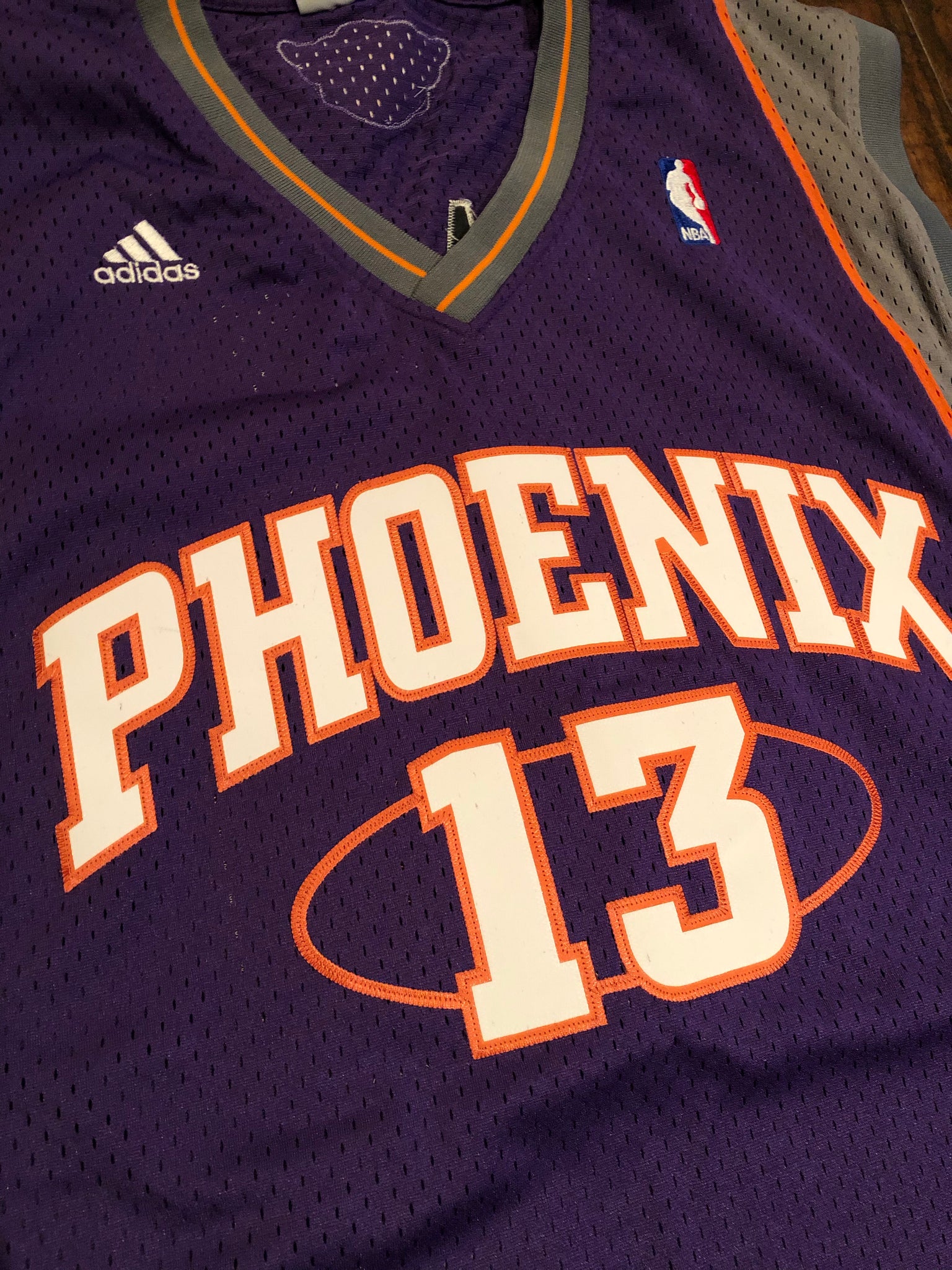 Adidas Phoenix Suns Men’s 2XL Steve Nash #13 Stitched Orange Jersey NBA  Swingman