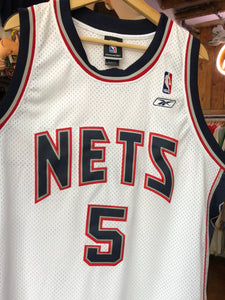 Vintage Reebok New Jersey Nets Jason Kidd Swingman Size XL