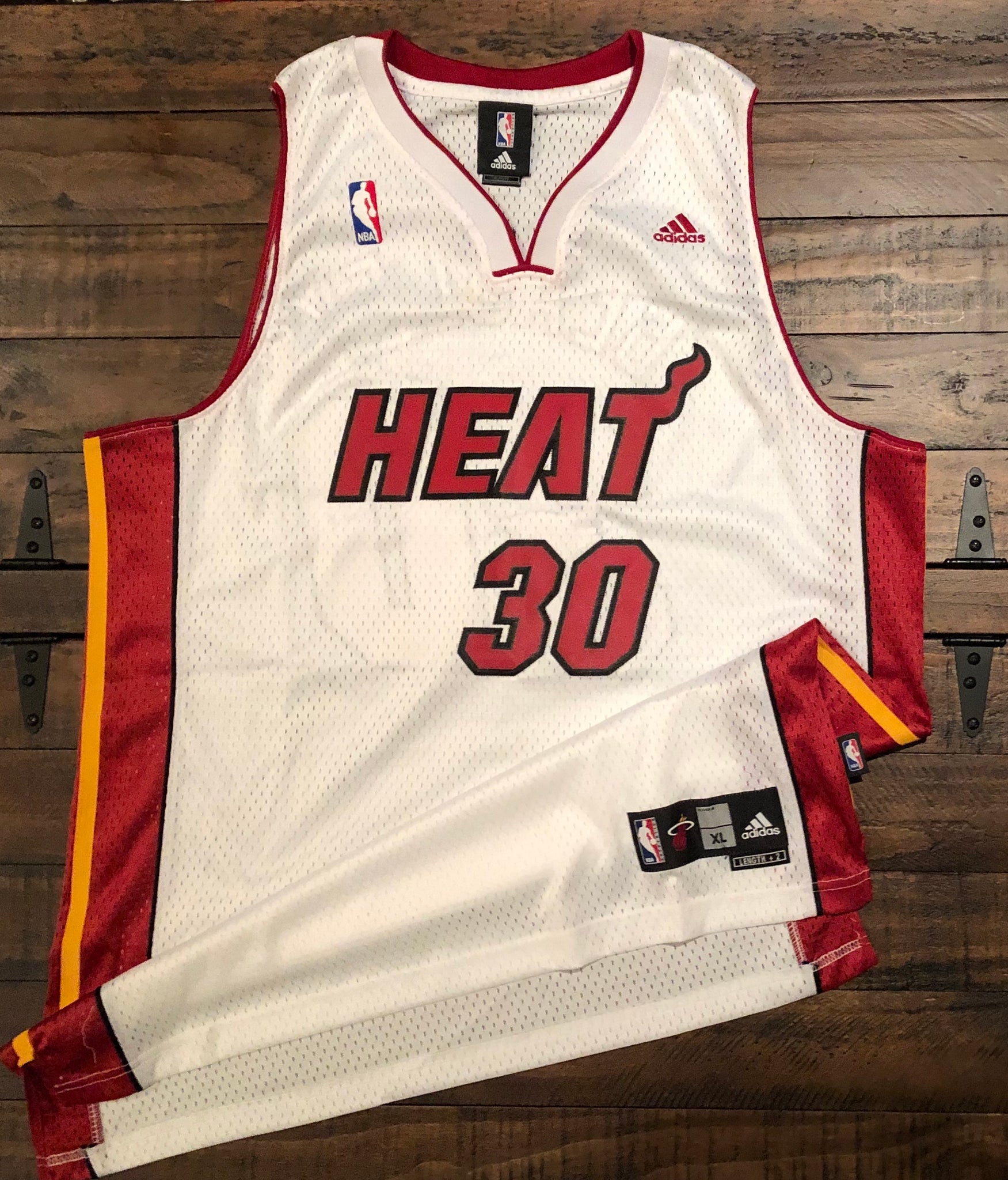 Miami Heat Jerome Beasley Adidas Home Swingman XL – Select Vintage BK